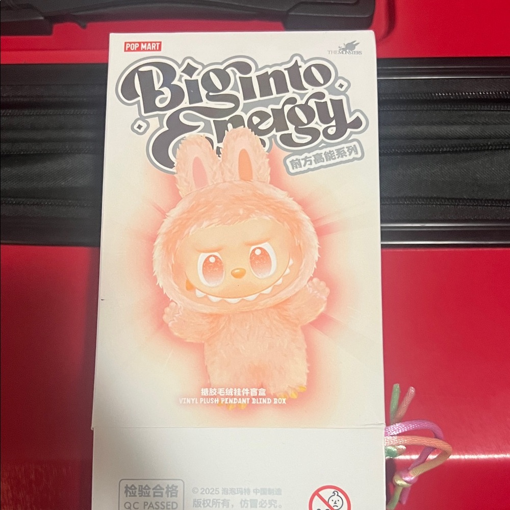 Pop Mart Big Into Energy Vinyl Plush Pendant Blind Box - confirmed Luck